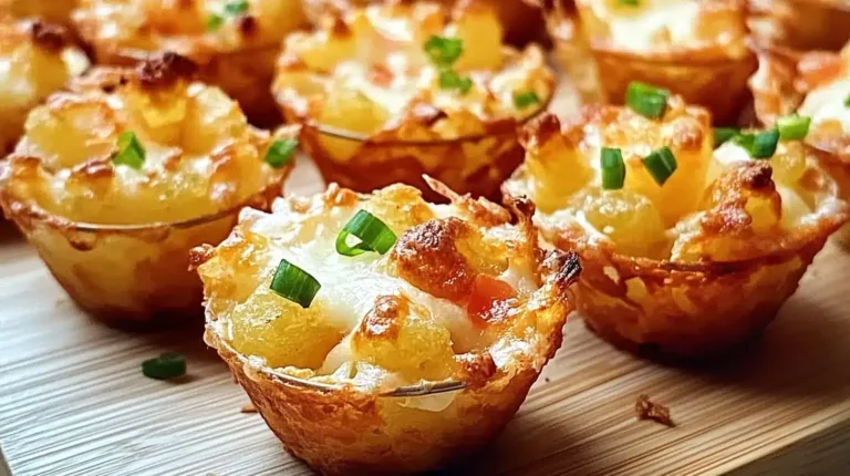 Tater Tot Appetizer Cups