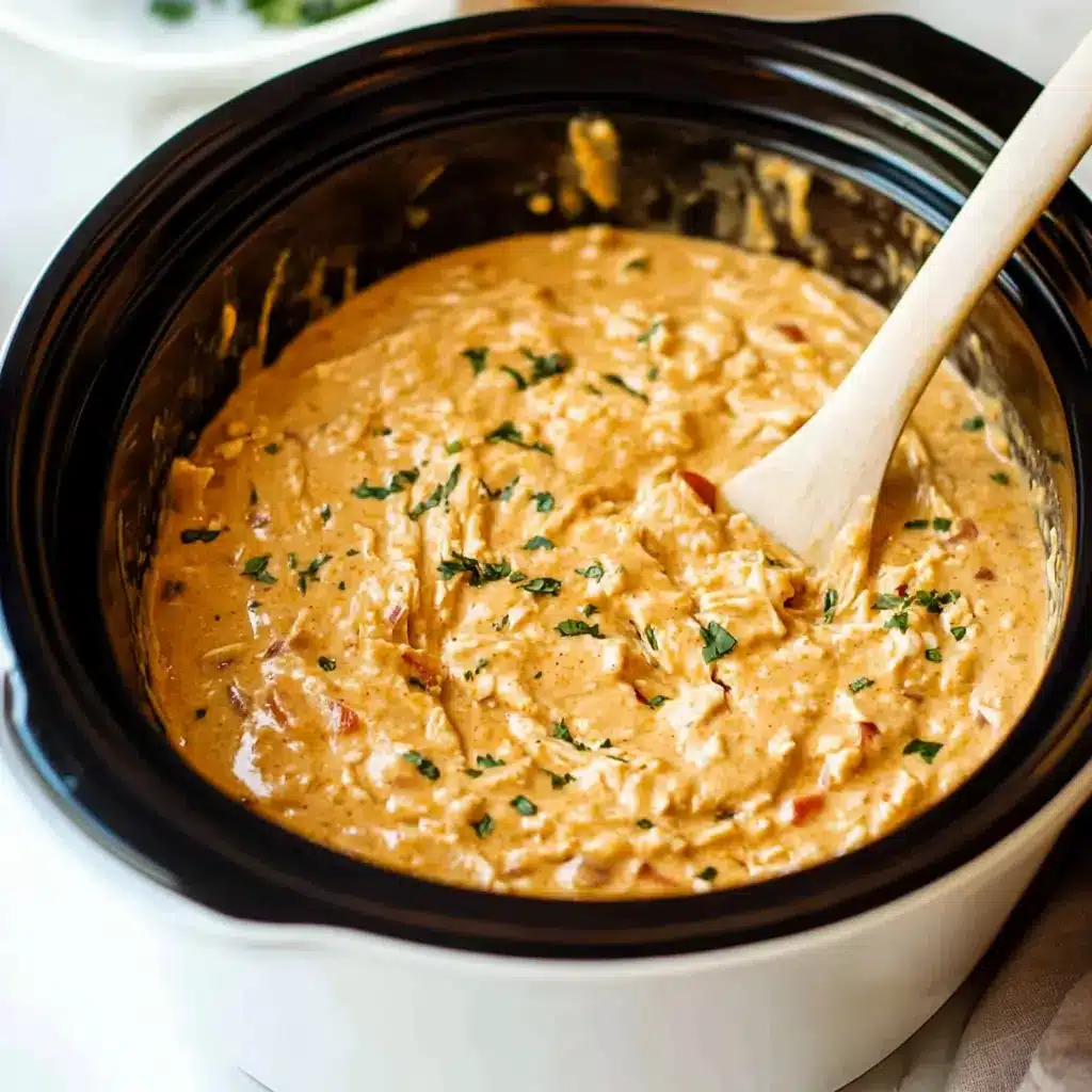 Easy chicken recipes crockpot queso chicken in a slow cooker, creamy and ready to serve.