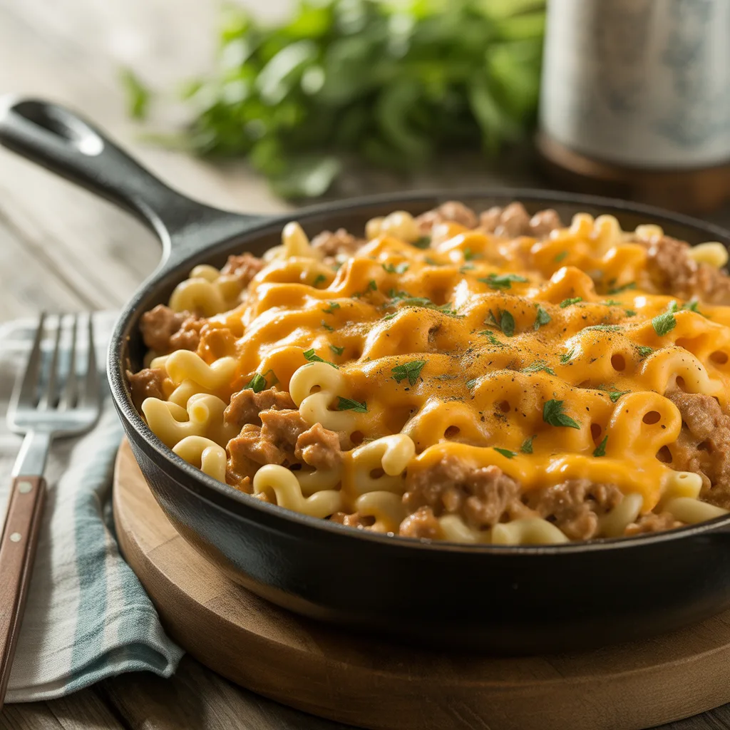 Cheesy Ground Turkey Pasta Skillet: Your New Go-To Weeknight Dinner
