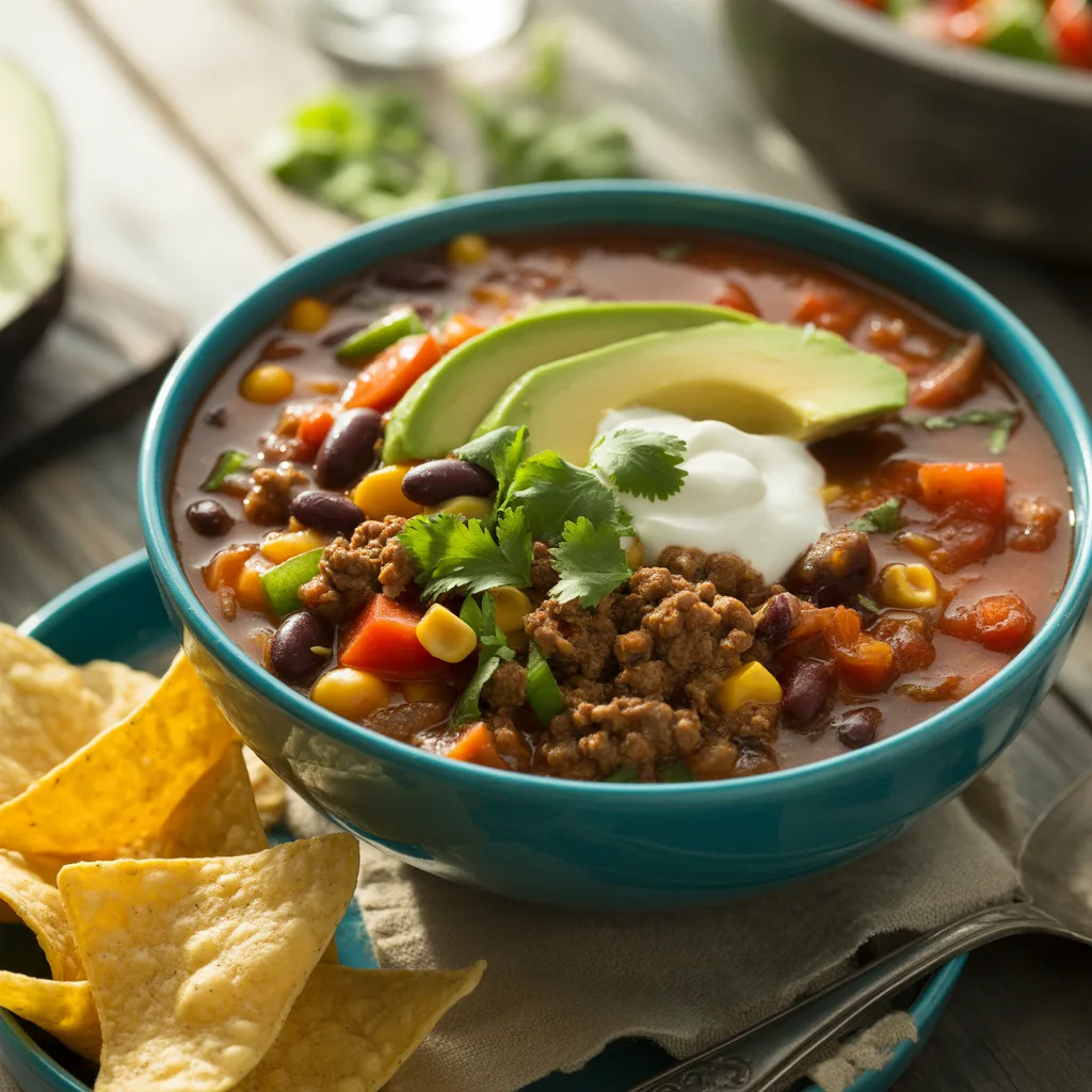 25-Minute Ground Beef Taco Soup: Your New Favorite Weeknight Fix