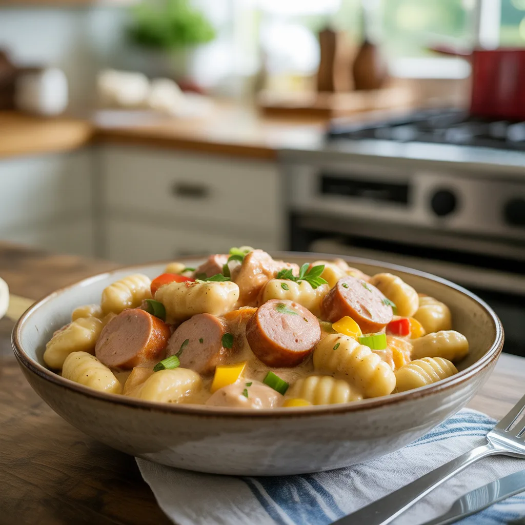 Creamy Cajun Turkey Sausage Gnocchi for Busy Weeknights