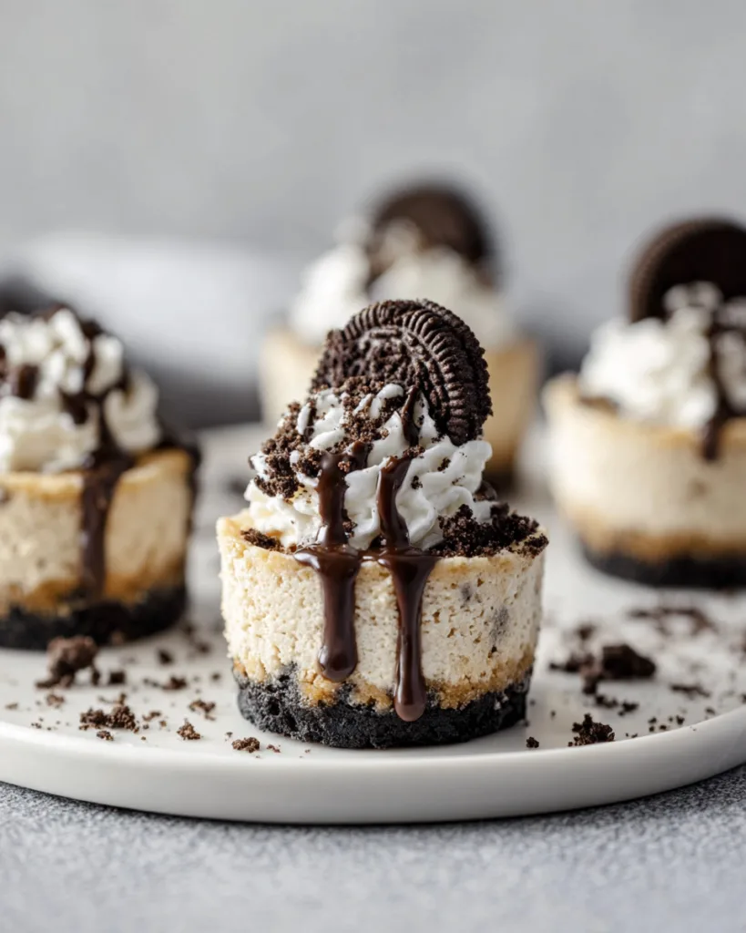 Cookies Cream Mini Cheesecake Cups